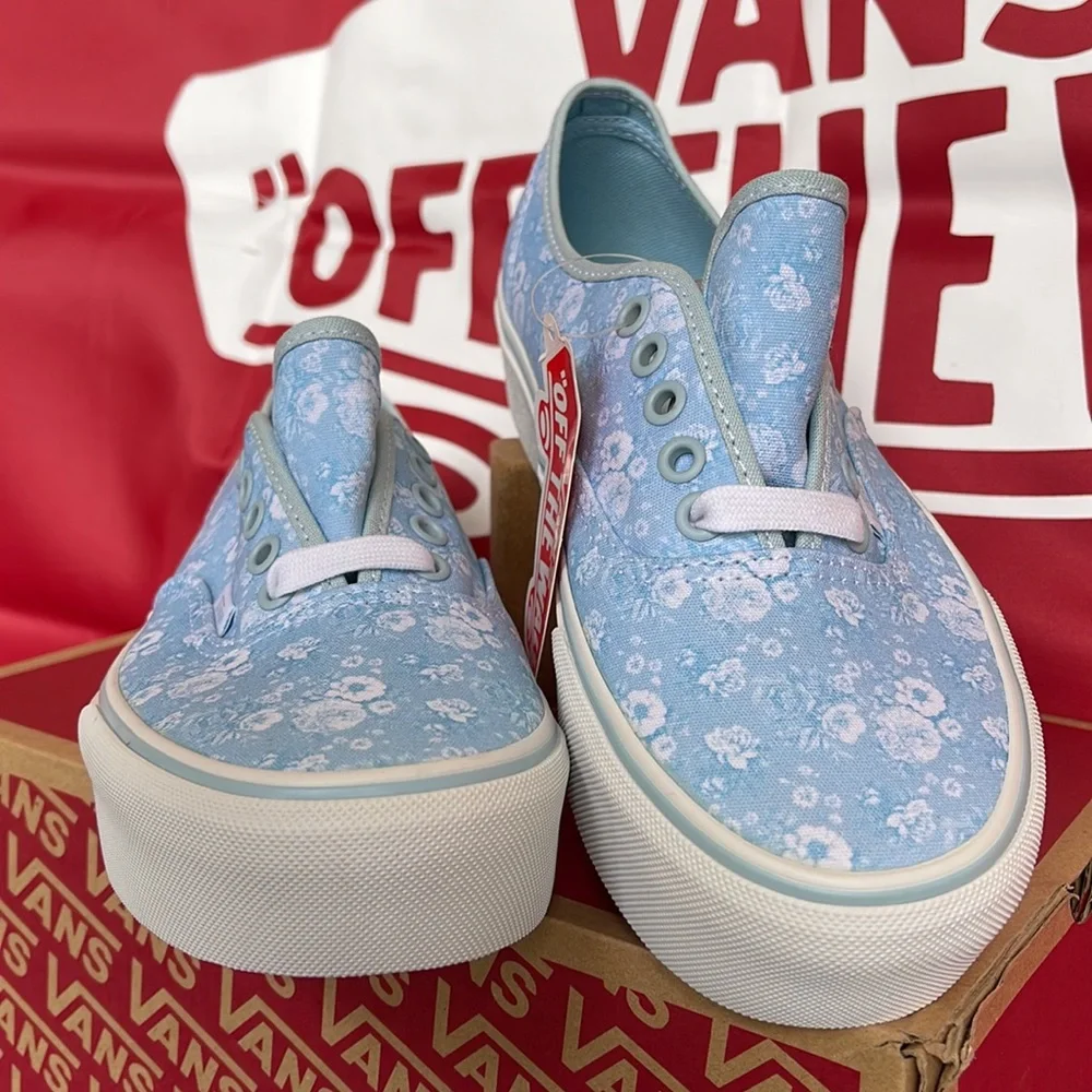 Vans Authentic PLATFORMS Tonal Floral/Omphlds/True White sneakers-platforms Men’ - Picture 9 of 16